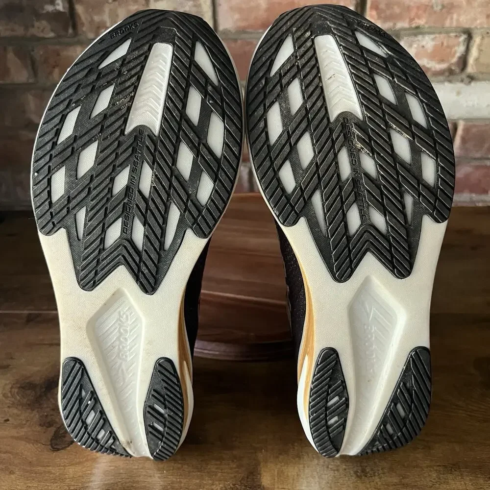 Brooks Hyperion 2 Race Running Cushioned Black Gold Sneakers Shoes Mens 12